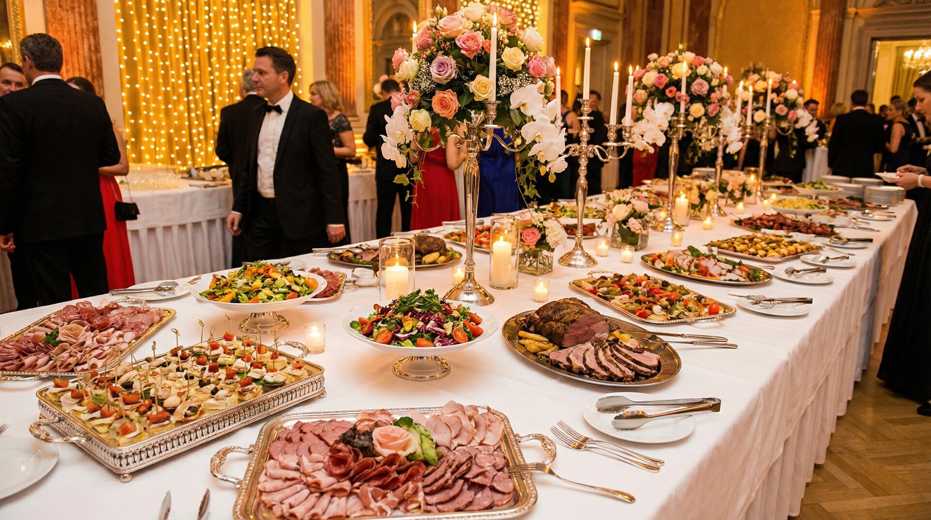 Partyservice-Buffet der Fleischerei Starke für Feiern und Events in Dresden